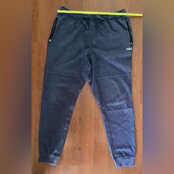 FILA Men’s Tapered Sweatpants Blue Size Large - Picture 7 of 7